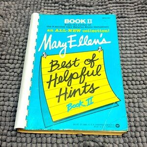 Vintage 1981 Mary Ellen’s Best of Helpful Hints paperback book 2
